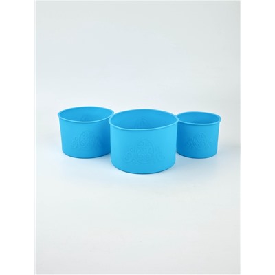 Силиконовая форма «ХВ» для кулича на Пасху, 3 шт.