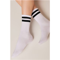 CONTE ACTIVE Хлопковые носки с яркими полосками из люрекса CONTE ELEGANT, 970903