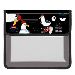 Папка для тетрадей А5 на липучке "Приключения чайки" 1 отделение (094441) 05072 Хатбер