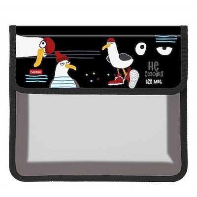 Папка для тетрадей А5 на липучке "Приключения чайки" 1 отделение (094441) 05072 Хатбер