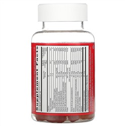 GummiKing, Multi Vitamin + Mineral For Kids, Grape, Lemon, Orange, Strawberry And Cherry Flavor, 60 Gummies