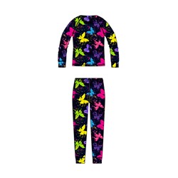 Термокомплект трикотажный для девочек: брюки, толстовка