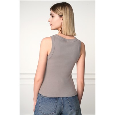 Женская майка-топ в рубчик Happyfox