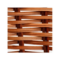 УЦЕНКА Корзина плетёная, 30×25×12/37 см, бамбук, лоза, МИКС