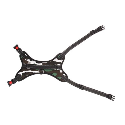 Шлейка К7 мягкая светоотражающая, размер L, ОГ 64-86 см, вес 18- 27.5 кг, хаки