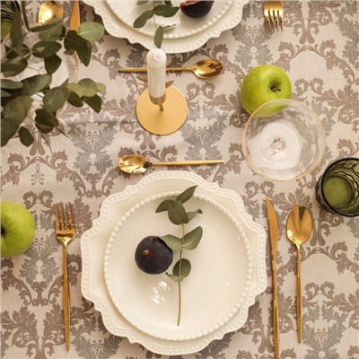 Скатерть «Этель» Classic, 110×149 см, 100% хлопок, рогожка 186 г/м²