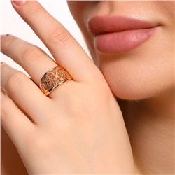 Кольцо 21 р коллекция Дубайское золото, покрытие позолота, арт.314.349-21