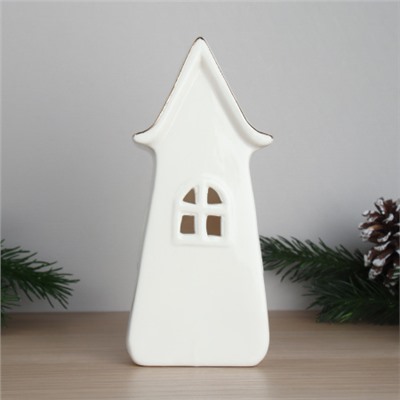 Фигурка Домик с подсветкой 15 см новогодний / YZ5549 /уп 48/LED