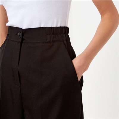 Шорты женские MINAKU: Casual collection, чёрные, размер 40