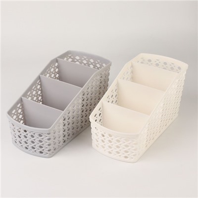 Органайзер для хранения, 4 ячейки, 19×10.5×8 см, МИКС