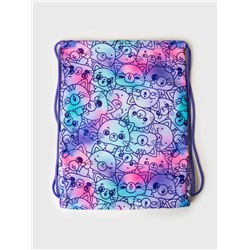 Сумка-мешок текстильная для девочек