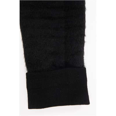 Лосины в рубчик утепленные НЬЮ (черные) Б14972-7М