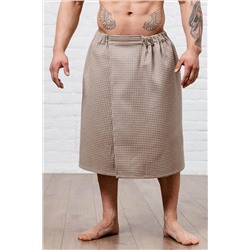 Полотенце для бани и сауны вафельное на липучке НАТАЛИ, 957958