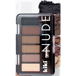 Kiki Тени для век shadow Nude 6 цветов тон 904 жемужный золотой бронза черный