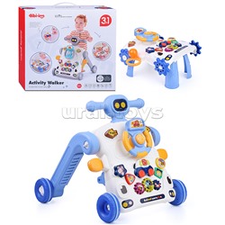 Игровой центр-Каталка "Умелый малыш" музыкальные, в коробке