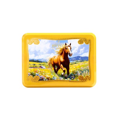 Чай чёрный новогодний HYTON «Шкатулка жёлтая: лошадь», 50 г