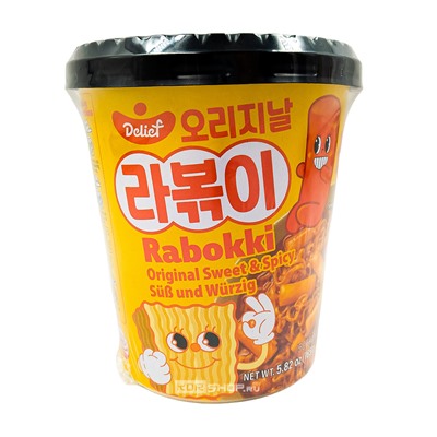 Рапокки в оригинальном сладко-остром соусе Delief, Корея, 165 г Акция