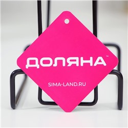 Салфетница Доляна «Демо», 13×8.5×11 см, тёмно-коричневый