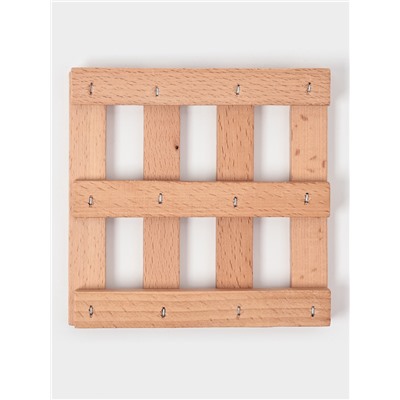 Подставка под горячее Доляна, 14×2 см, дерево