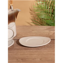 Набор для чаепития «Чёрно-белый глаз», чайник, 2 чайные пары, керамика