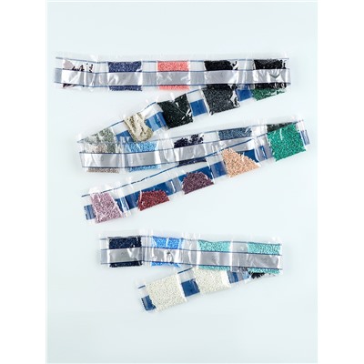 Алмазная мозаика с полным заполнением на холсте «Озеро в горах», 40×50 см