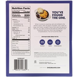 One Brands, ONE Bar, Blueberry Cobbler, 12 Bars, 2.12 oz (60 g) Each