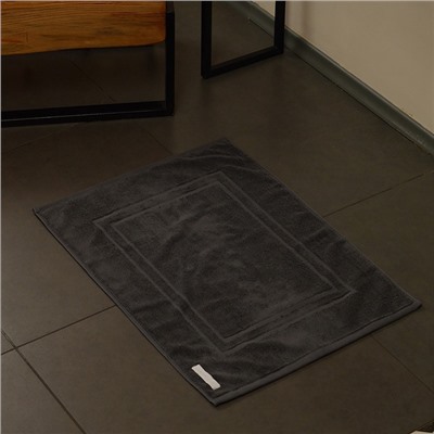 Коврик махровый SL HOME: Basic «Гри Сандре», 50×70 см, хлопок 100%