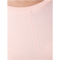 Лонгслив из премиального хлопка с эластаном