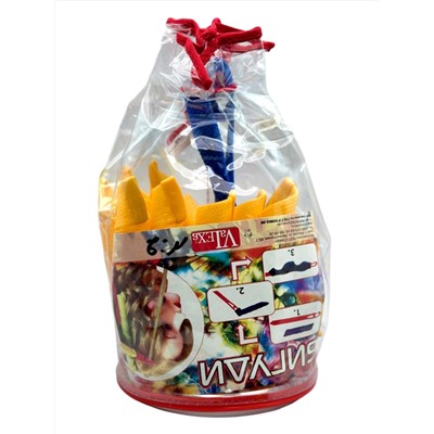 VaLexa Бигуди «Завиток» №2 в косметичке, средние 12 шт., маленькие 6 шт. 4709