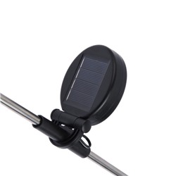 Садовый светильник «Шар», уличный, на солнечной батарее, 70 см, 20 LED, свечение мульти