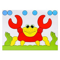 Мозаика (d.40мм/100 деталей) с прозрачным полем