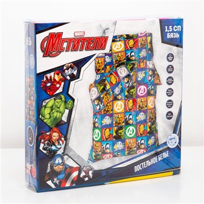 Постельное бельё 1.5-спальное «Этель. Супер-герои», бязь