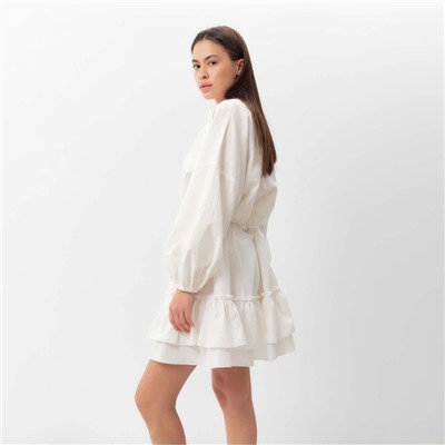 Платье мини женское MIST Summer time, размер 40-42, белое