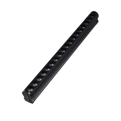 Трековый светильник FTL-006, серия Flat, поворотный, 18 Вт, 48 В, 3000К, 340 мм, чёрный, свечение тёплое белое