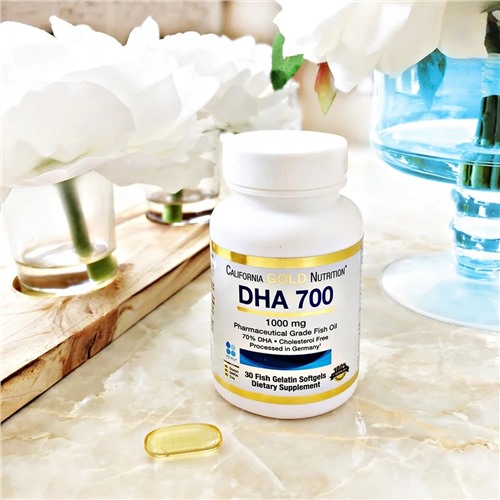 California Gold Nutrition, DHA 700, рыбий жир фармацевтической степени чистоты, 1000 мг, 30 рыбно-желатиновых капсул