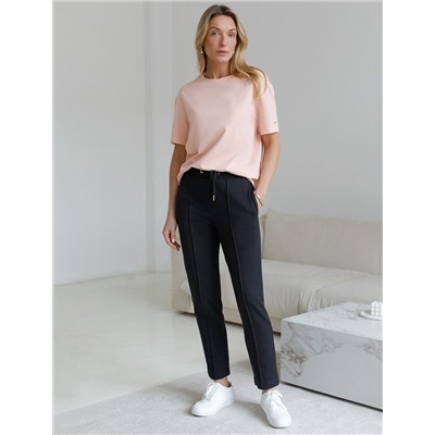 Брюки из эластичного футера