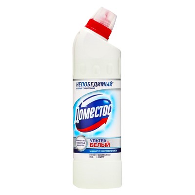 Средство чистящее для унитаза Domestos Ultra White, 500 мл