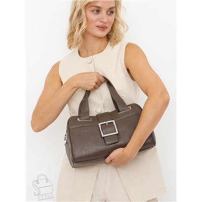Сумка женская кожаная 91170-1P cappuccino Velina Fabbiano-Safenta  в Новосибирске