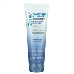 Giovanni, 2chic, Clarifying & Calming, Conditioner, Wintergreen + Blue Tansy, 8.5 fl oz (250 ml)