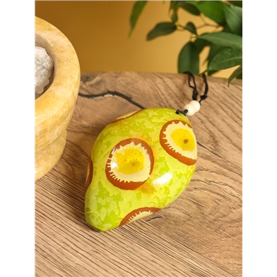 Сувенирный музыкальный инструмент свисток, 9.5×7×3.5 см, МИКС