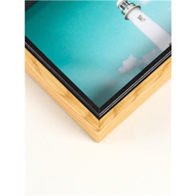 Фоторамка - коллаж на 5 фото 10×15 «Сливки», МДФ, стекло, 28.5×45.5×2.2 см