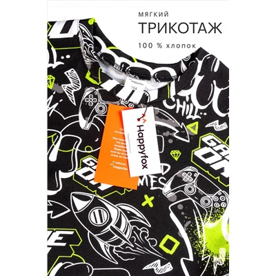 Детская футболка оверсайз Happyfox