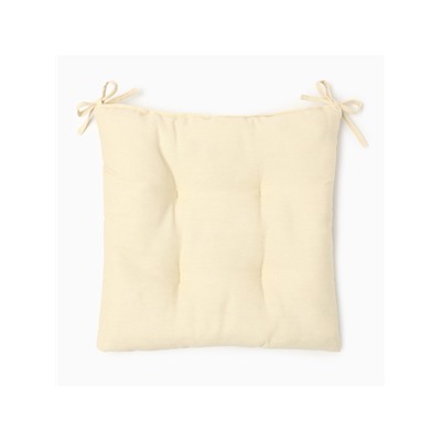 Подушка на стул «Этель» Home, 42×42 см, бежевая