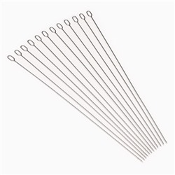 УЦЕНКА Набор шпажек - шампуров для шашлыка, 12 шт., 45 см, металлические