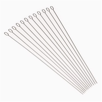 УЦЕНКА Набор шпажек - шампуров для шашлыка, 12 шт., 45 см, металлические