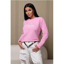 Лонгслив женский ЛЖ001 (Розовый)