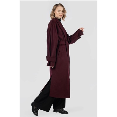 01-12144 Пальто женское демисезонное (пояс)