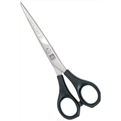 Dewal Парикмахерские ножницы прямые с микронасечками / Easy Step 2117/6.0, черный KRISTALLER, 1106137