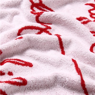 Полотенце махровое «Этель» Happy holiday, 50×90 см, 100% хлопок, 420 г/м²