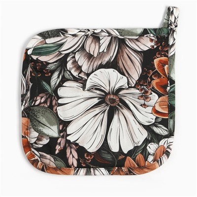 Прихватка «Этель» Meadow flower, 19×19 см, 100% хлопок, саржа 190 г/м²